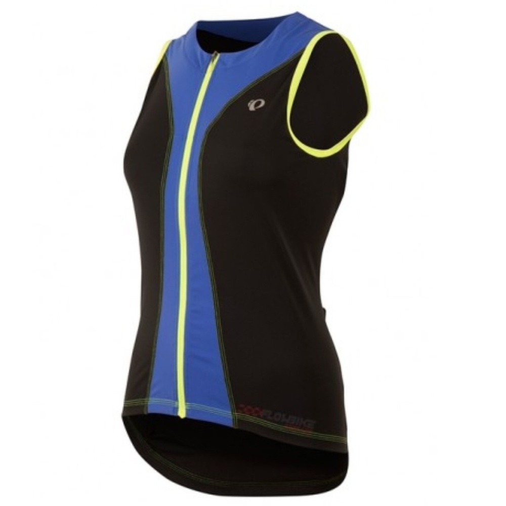 Pearl Izumi Cycling Jersey Women S Black Blue Select Sleeveless Tank 11221704